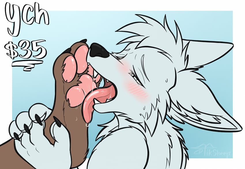 advertisement drawn by tiksheep